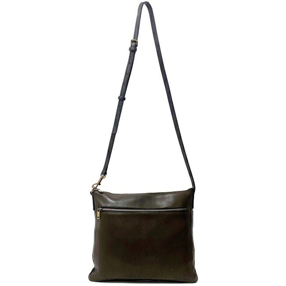 LOUIS VUITTON Shoulder Bag Sack Pla Brown Cafe Utah Leather - Picture 4 of 10